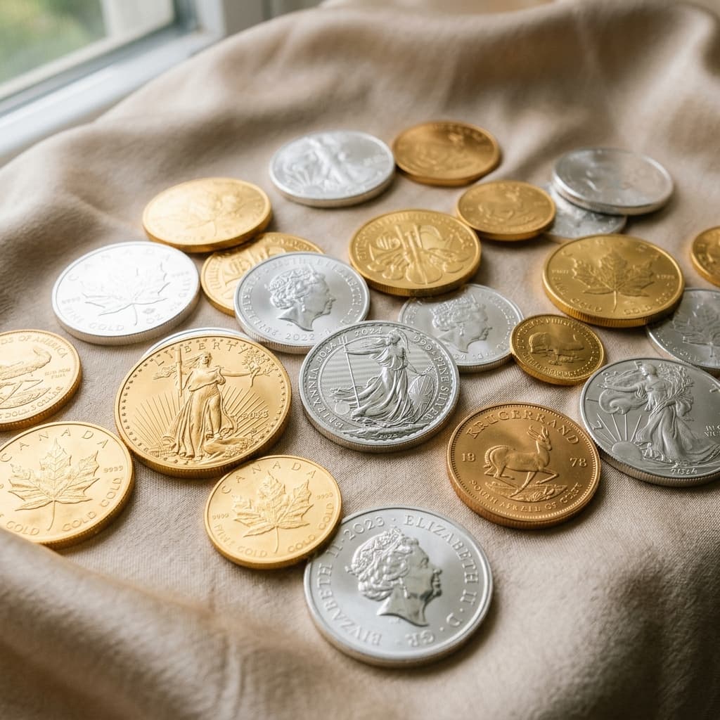 Gold and Silver Coins