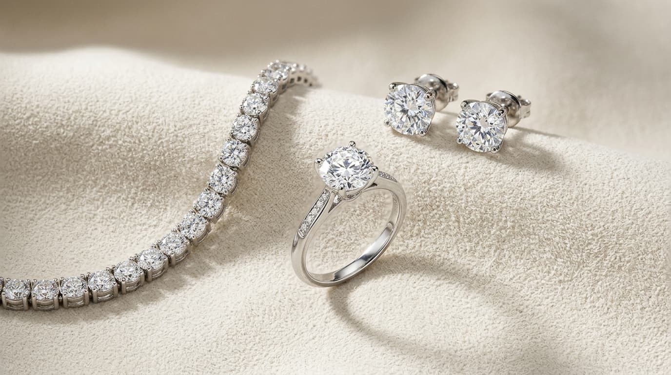 Luxury diamond jewellery collection